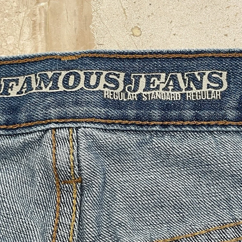 OLD NAVY Mens Famous Jeans Standard Regular Blue Straight Denim 32x29 Med‎ Wash